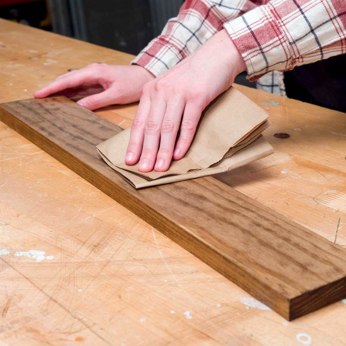 HH brown paper bag finishing trick