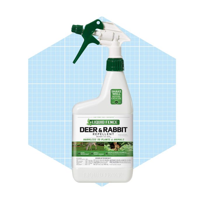 A spray bottle labeled 