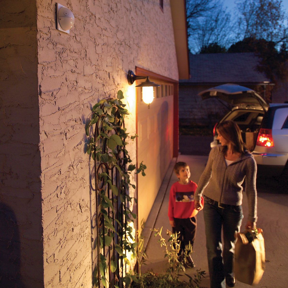 Installing a Remote Motion Detector for Lighting