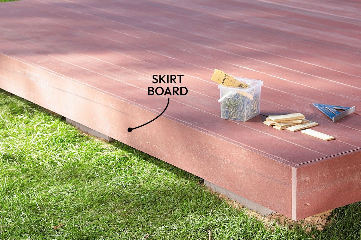 How To Build A Floating Deck 