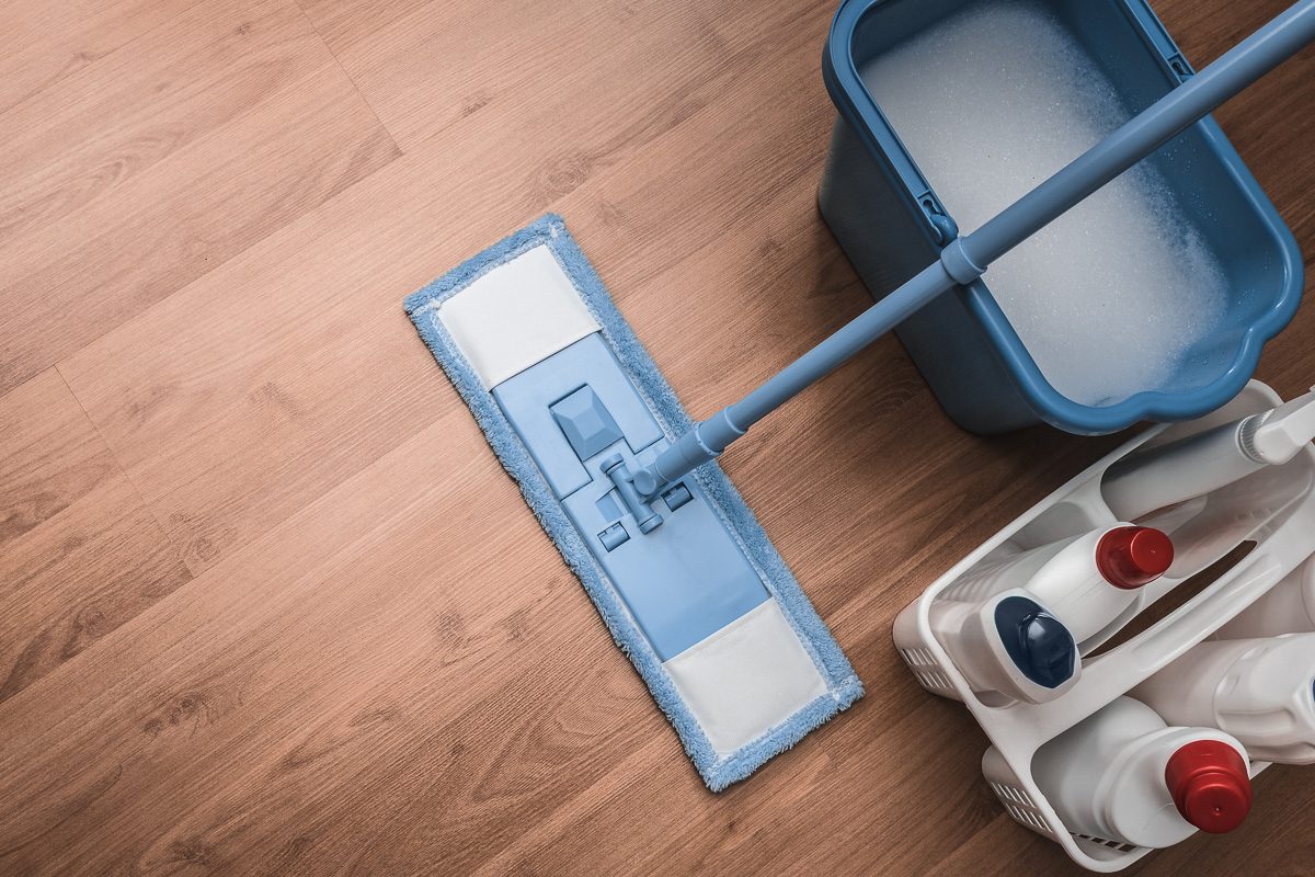 Mopping Vinyl Plank Flooring