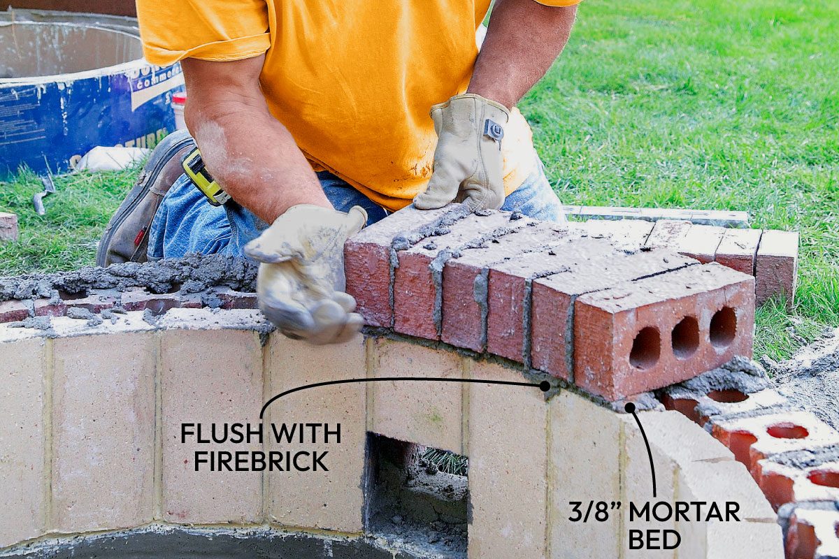 How To Build A Brick Fire Pit 